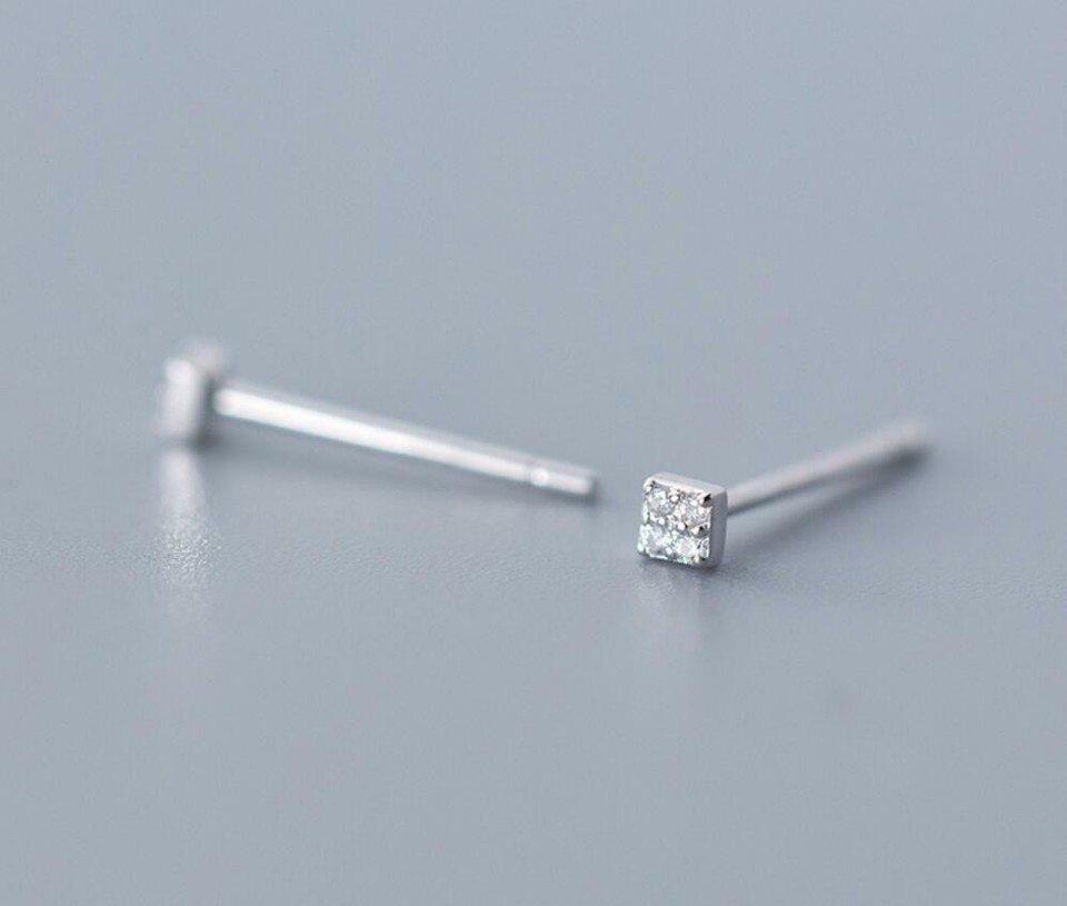 5 MM Black Onyx Solitaire Floral Stud Earrings In Prong Setting - Rosec - Foto 13