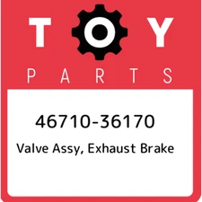 46710-36170 Toyota Valve assy, exhaust brake 4671036170, New Genuine OEM Part
