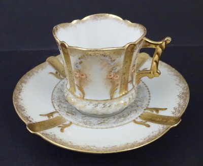 Antique Ahrenfeldt Limoges Demitasse Cup Saucer Ebay