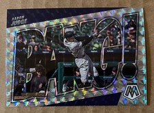 Aaron Judge 2022 Panini Mosaic Bang Insert Green Prizm #99 New York Yankees Mint