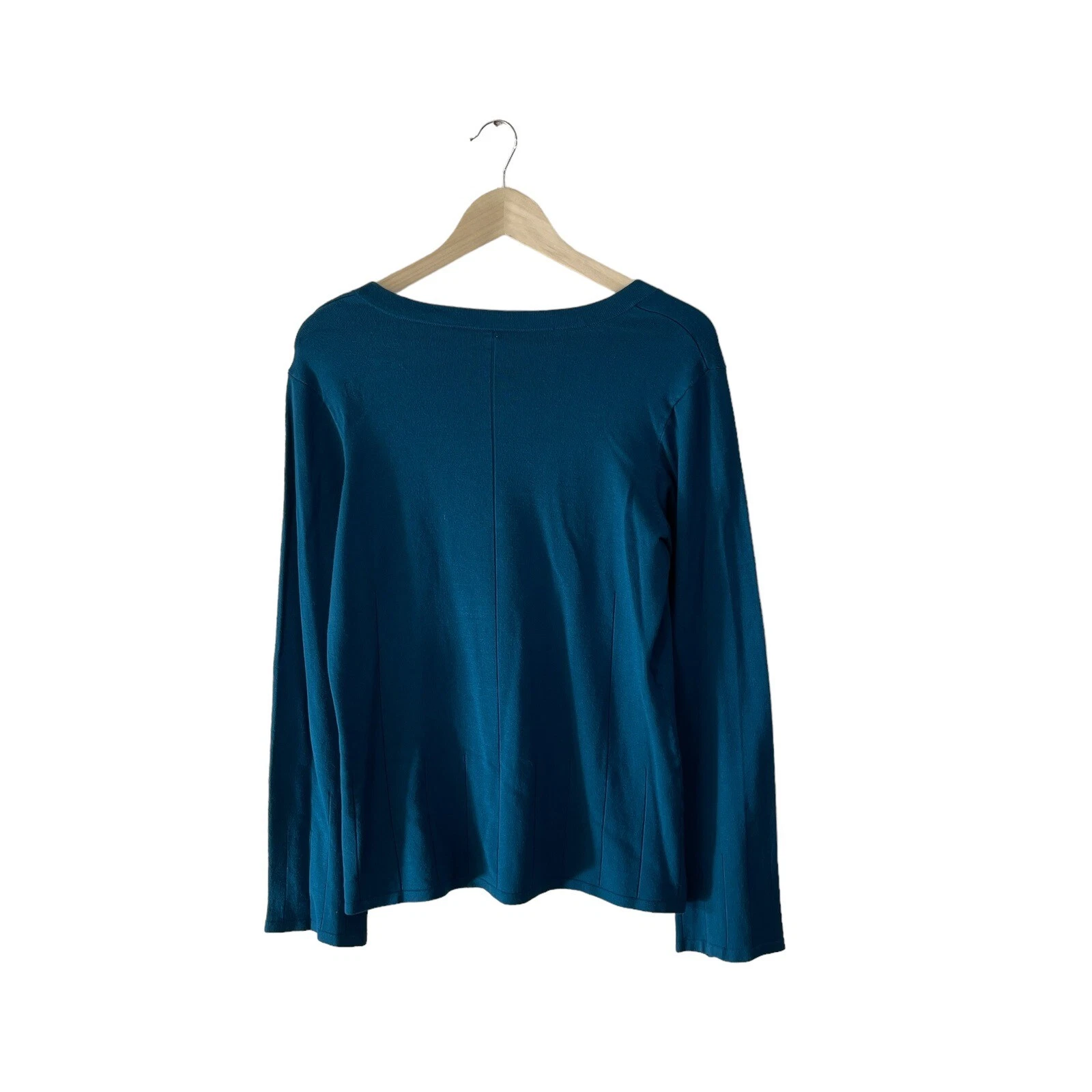 lole v-neck long sleeve pullover thin knit sweater