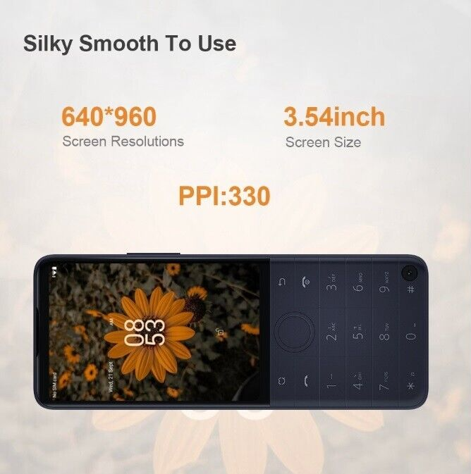 Qin F22 Pro GOOGLE PLAY Feature Phone 4GB Ram 64GB Storage /WHITE