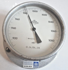 R. FUESS BERLINO STEGLITZ TYP 15PM NAVI ANEROIDE MARINO BAROMETRO METEO ARIA