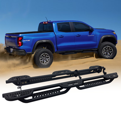 For 2015-2025 Chevy Colorado/GMC Canyon Crew Cab Drop Side Steps Running Boards