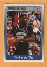 Dikembe Mutombo Georgetown Hoyas 1997 Score Board Rookies #98 HOF