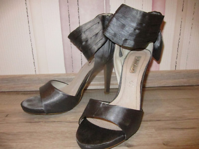 lolablue Espania sexy Pumps Gr. 39 High Heel Silvester Hingucker Satin wie NEU!!