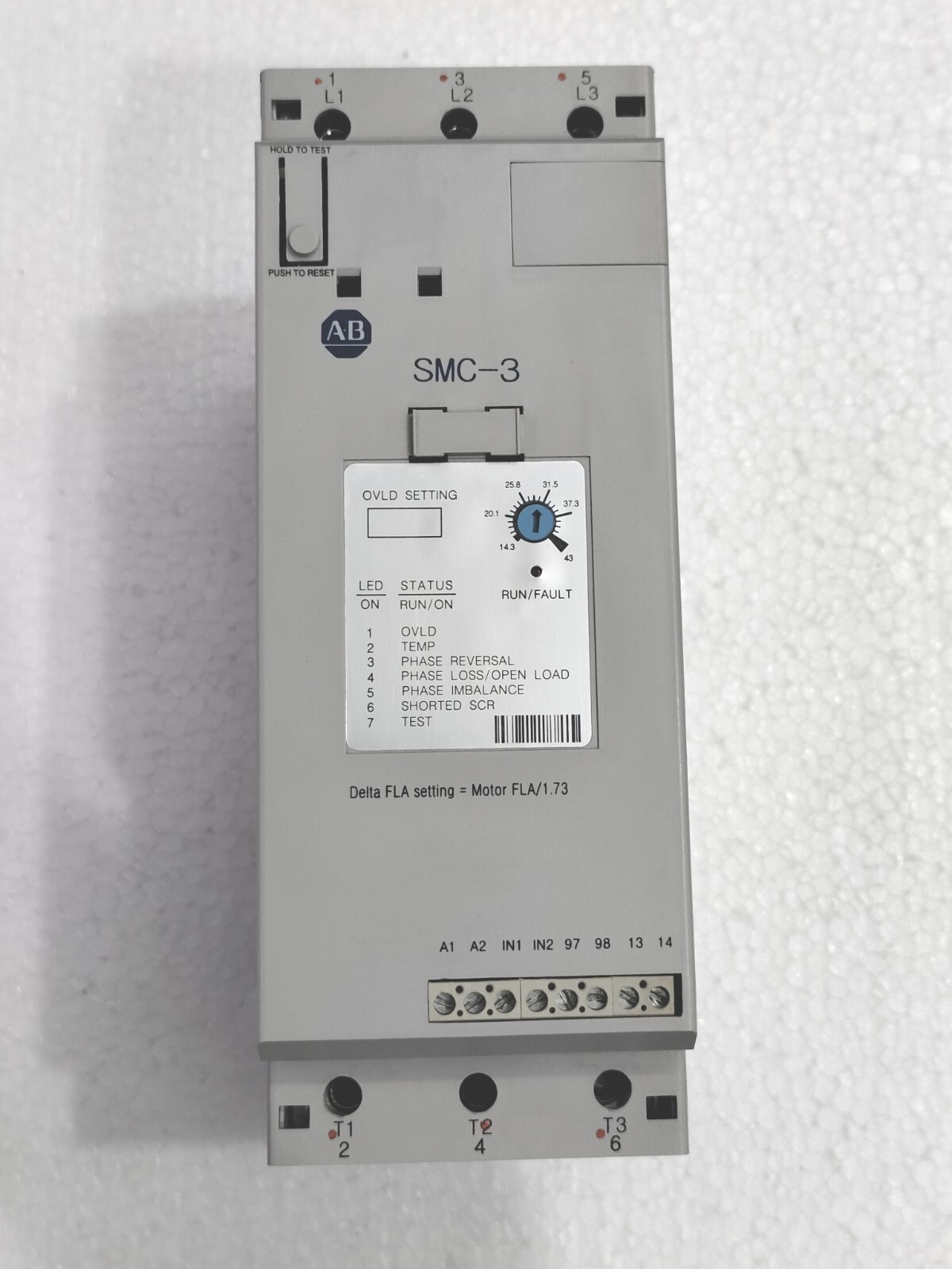 ALLEN BRADLEY 150-C43NCR SER B SMC-3 SOFT STARTER FREE FAST SHIPPING