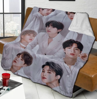 Kpop BTS Personalized Blanket, Customized Gift For Army Fandom | eBay