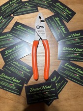 *NEW* Snap On Tools HJ47ACF ORANGE 8" Soft Grip Flank Jaw Slip-Joint Pliers