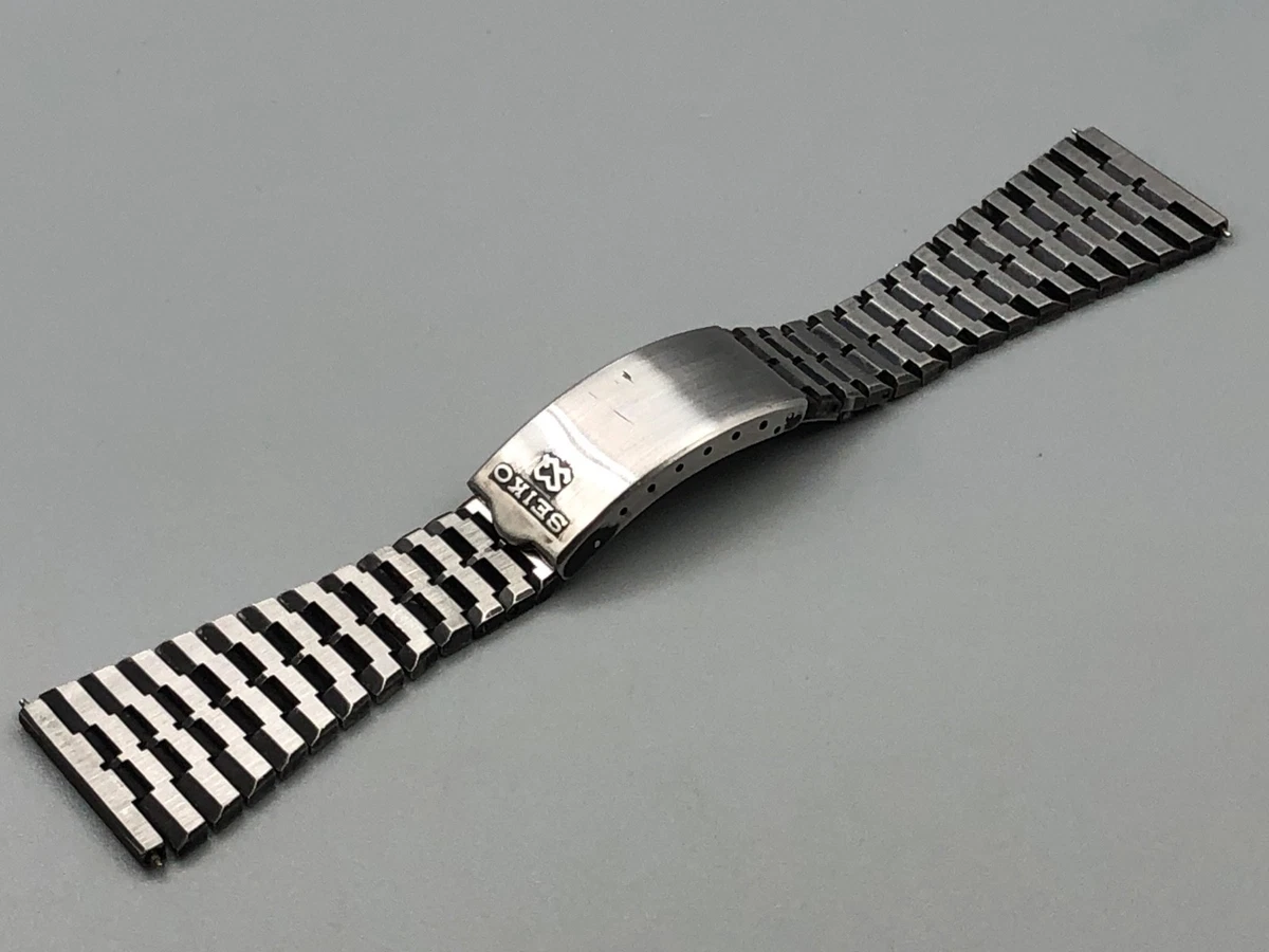 Seiko Stainless Steel Wristwatch Bands 24 mm Band Width for sale