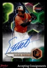 2023 Bowman's Best of '23 Autographs Samuel Basallo Rookie AUTO ORIOLES