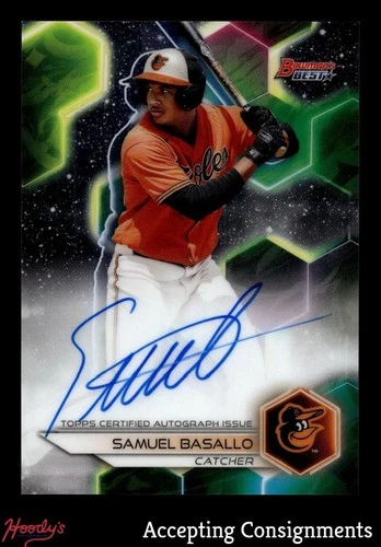 2023 Bowman's Best of '23 Autographs Samuel Basallo Rookie AUTO ORIOLES