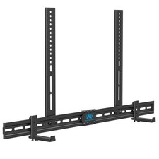 Soundbar Mount Sound Bar TV Bracket with Holes/Without Holes, Non-Slip Base H...