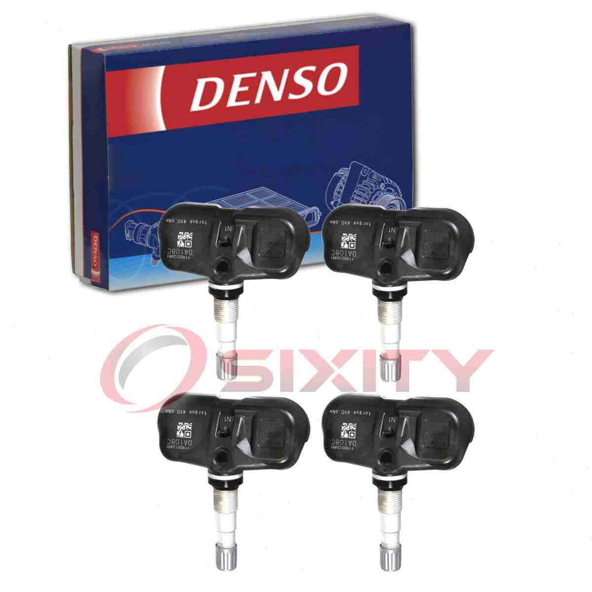 4 pc Denso Tire Pressure Monitoring System Sensors for 2011-2012 Infiniti vr