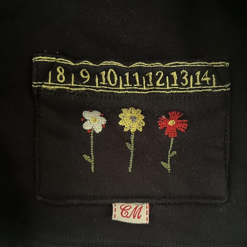 Suéter Babymini par Catimini Niñas Talla 6A/114 Francia 100% Algodón De Colección Negro Foto 4 de 4