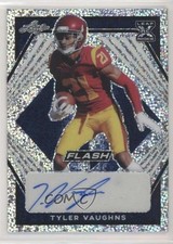 2021 Leaf Flash Navy Blue 14/75 Tyler Vaughns #BA-TV1 Auto 7l6