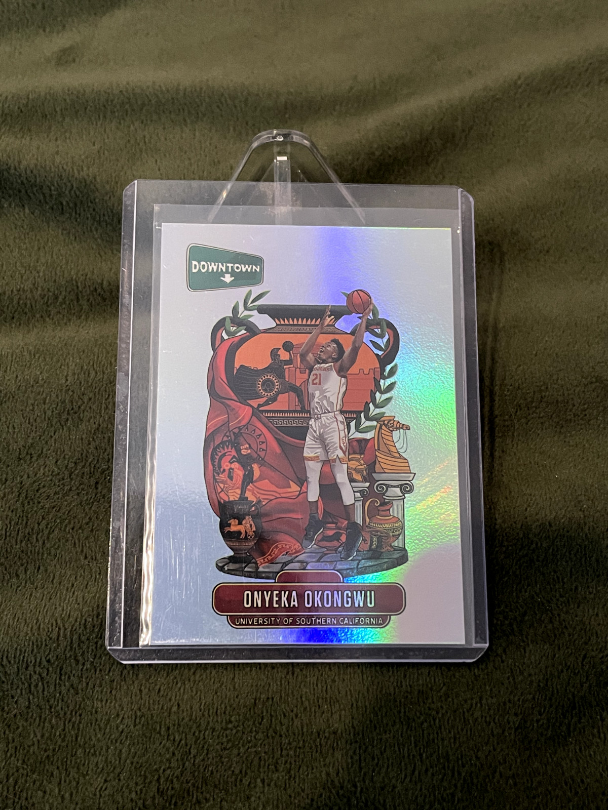 2020 PRIZM DRAFT PICKS ONYEKA OKONGWU DOWNTOWN SSP CASE HIT ROOKIE