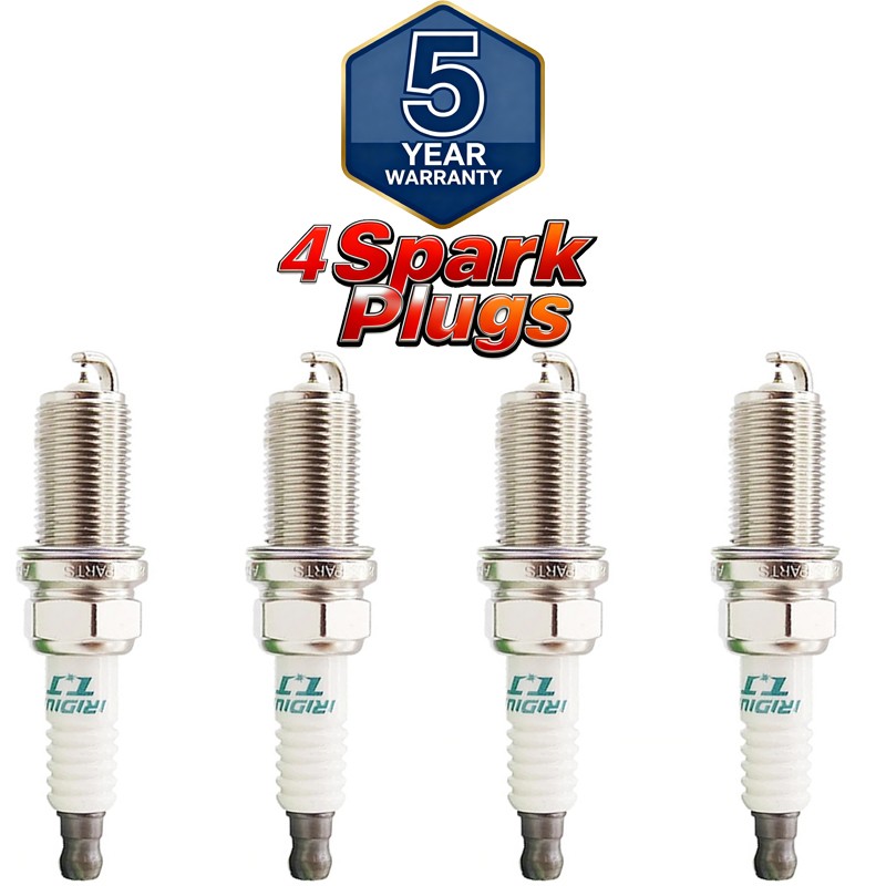 Set of 4 Iridium TT Spark Plugs Denso For DodgeLEXUS ES300H 2013-2016 L4-2.5L