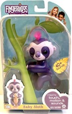 WowWee Fingerlings Baby Sloth Marge Interactive Toys New