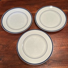 BRASSERIE BLUE Set of 3 Dinner Plates 11
