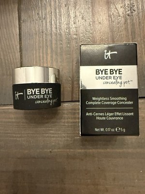 It Cosmetics - Bye Bye Under Eye Concealing Pot - Medium - 0.17 oz - New In Box 