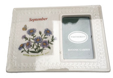 Portmeirion Bilderrahmen Botanischer Garten September Aster Novi-Belgh Neu & Versiegelt