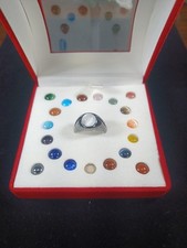 Sterling Silver Ring With 19 Interchangeable ...