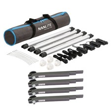 Nanlite PavoTube II 2 15C RGB LED Tube 4-Light Kit Bundle with Accessories