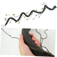Bendable 63in Green Artificial Wood Tree Trunk Fake Branches Moss Twigs Wall 