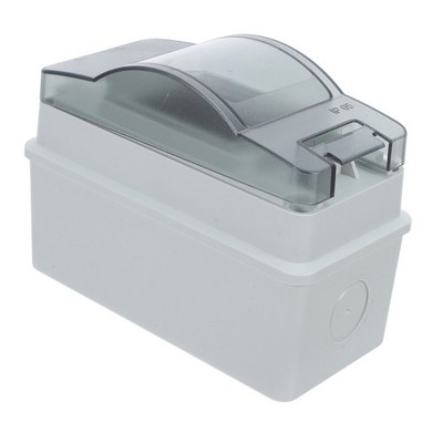 Waterproof Electrical Junction Box Outdoor Reusable Plastic Clear Cover Home Use