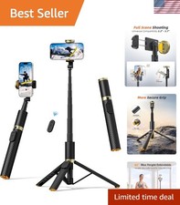 Adjustable Lightweight Camera Tripod for iPhone: 62-Inch Stability  Flexibility