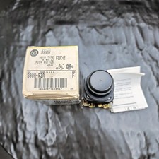 Allen Bradley 800H-R2A Ser F Booted PB Switch NEMA 4 4X 13 1NO 1NC NSFS Blk