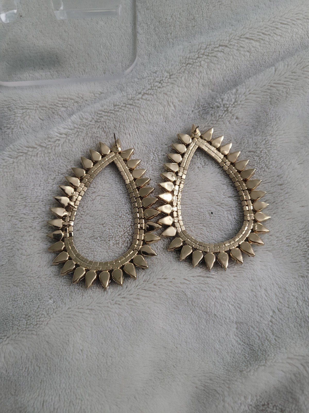 Large Rainbow Rhinestone Statement Earrings – - image 5