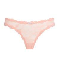 NEW  20 SKIMS LACE DIPPED THONG UNDERWEAR PRIMROSE SZ M