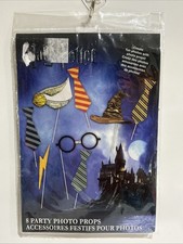 HARRY POTTER 8 photo booth props fun HAPPY BIRTHDAY party accessories Harry Ron