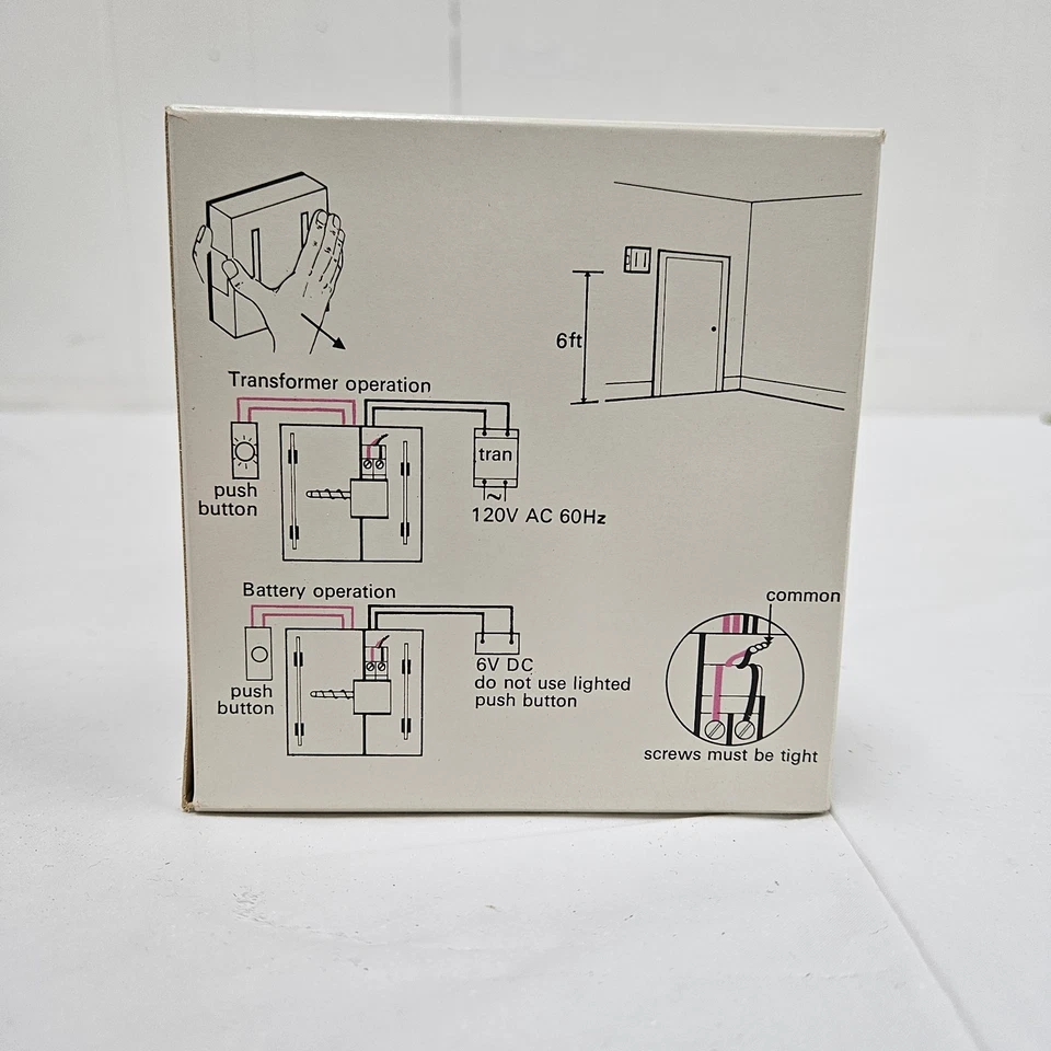 NUEVO TIMBRE DE PUERTA FRIEDLAND - TIMBRE FRIEDLAND VINTAGE AÑOS 70 Hi-Hi - T580 Nuevo de Lote Antiguo Foto 4 de 4