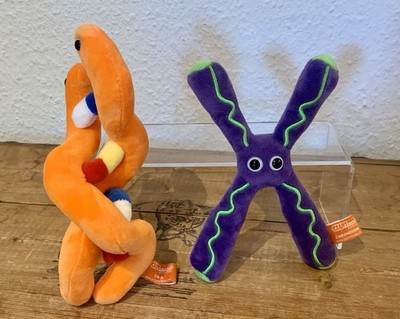 Giant Microbes - Chromosome + DNA - Drew Oliver - 2x Plüsch Health Science
