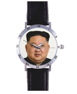 KIM JUNG UN WATCH: NORTH KOREA, SUPREME LEADER, JUNG IL, RARE COLLECTIBLE!