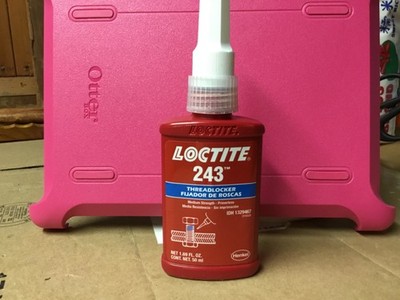 Loctite 243 Blue Threadlocker 50ml Medium Strength Oil Tolerant Removable