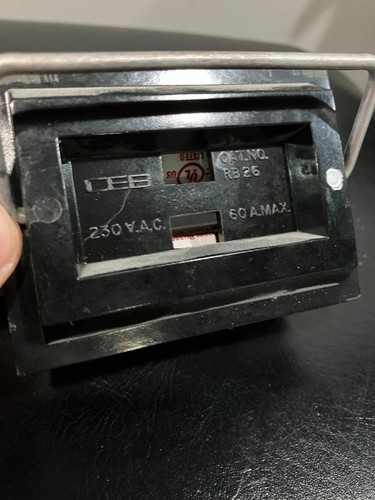 Home electrical panel type D PON fuse holder carrier