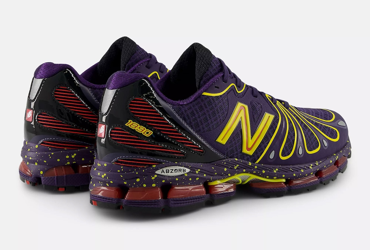 NEW BALANCE 1890 \'Boysenberry with punch yellow\' (U18909P5) Men’s Size 11 New Balance Men 1890 Boysenberry Punch Yellow U18909P5  main image 4
