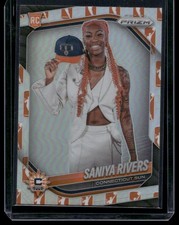 2025 Panini Prizm WNBA #150 Saniya Rivers WNBA Logo Prizms