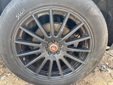 JAGUAR F PACE WHEEL ALLOY FACTORY, 20X8.5IN, 10 SPOKE, BLACK, X761, 02/16- 16 17