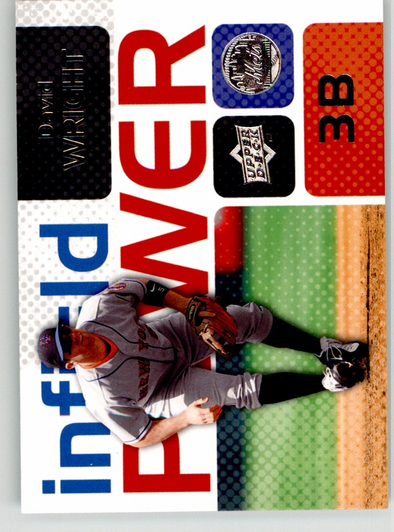 David Wright 2008 Upper Deck Infield Power IP-DW New York Mets