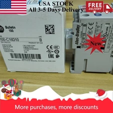 Allen-Bradley 100-C16D10 16 AMP 120VAC COIL IEC Contactor New Sealed 100C16D10
