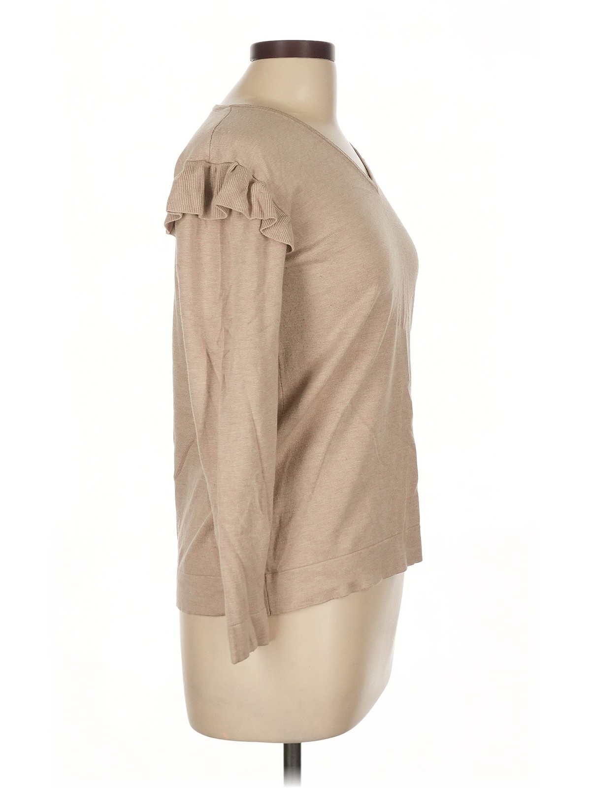 Calvin Klein Women Brown Pullover Sweater L thumbnail 3