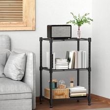 M MZG 450 lbs Steel Storage Shelving 3 Tier Utility Shelving Unit Steel Organize