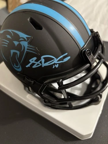 SAM DARNOLD SIGNED/AUTOGRAPHED CAROLINA PANTHERS ECLIPSE SPEED MINI HELMET - BAS