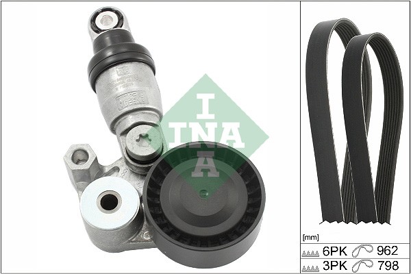 Keilrippenriemensatz FÜR Mazda 6 Kombi (Gj, Gl) - Schaeffler INA 529 0431 10-image