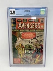 Avengers #1 CGC 2.0 Origin & 1st Appearance Graded Comic